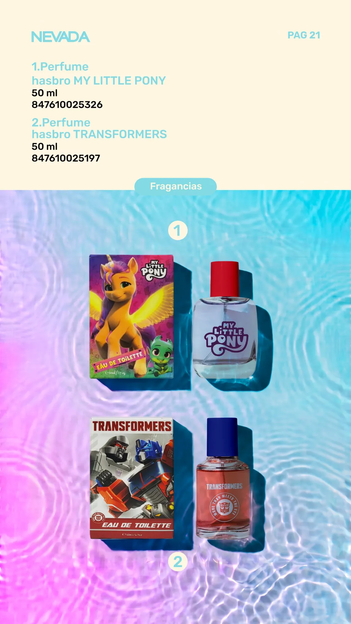 Fragancias: productos de la página 23