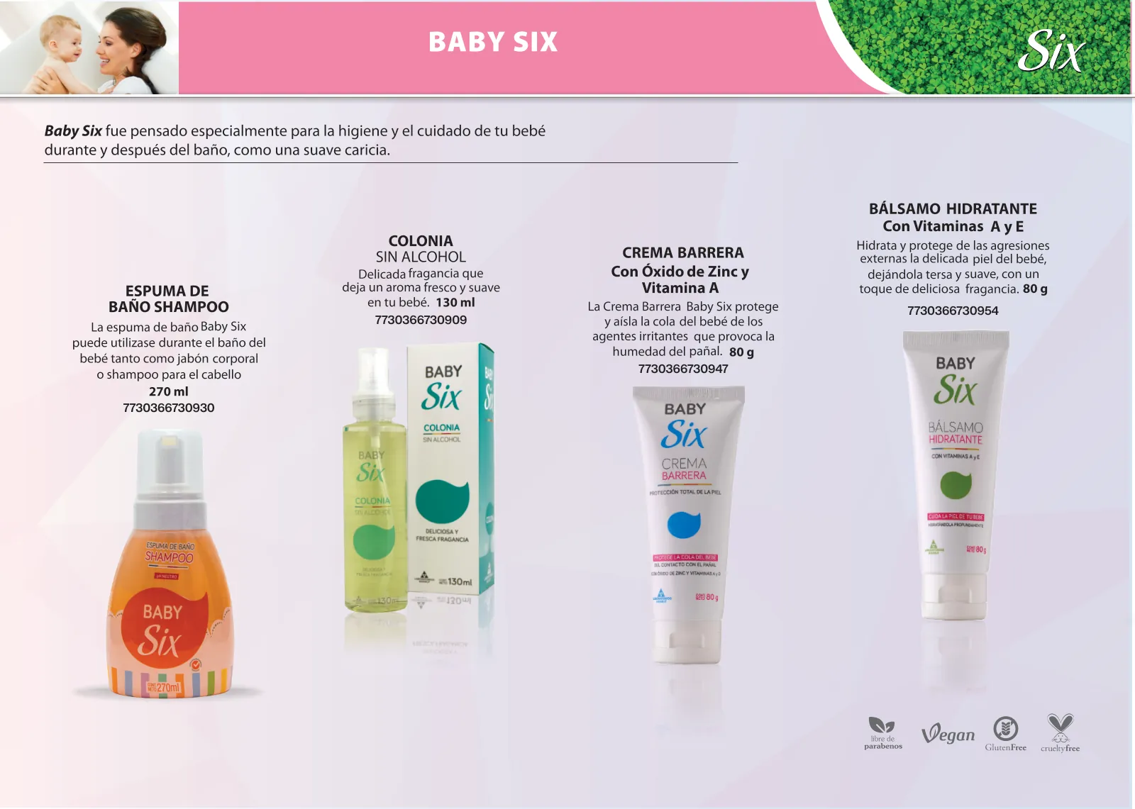 Baby Six: productos de la página 7